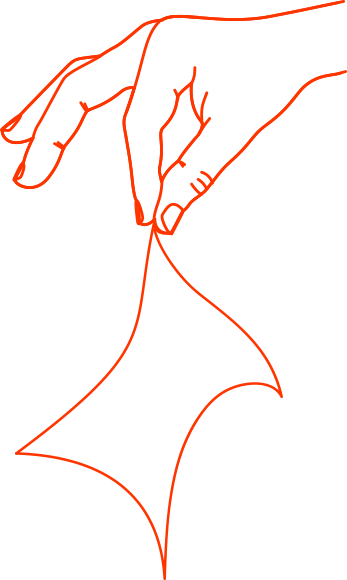 A hand holding a Swash® Refreshign Wipe